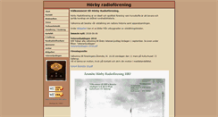 Desktop Screenshot of horbyradioforening.se